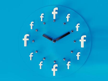 Facebook and clock