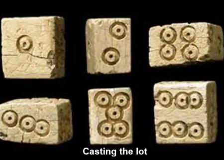 casting the lot
