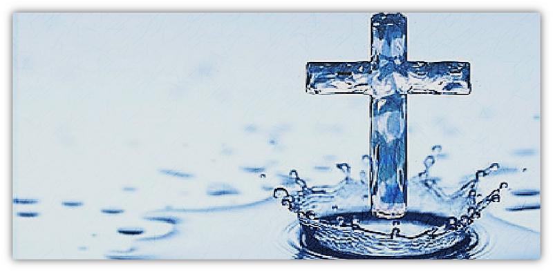 water and cross